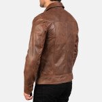 Men's Leather Biker Jacket