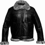 Mens RAF Aviator B3 Biker Jacket