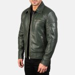 Men's Leather Biker Jacket