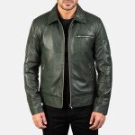 Men's Leather Biker Jacket
