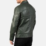 Men's Leather Biker Jacket
