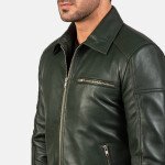Men's Leather Biker Jacket