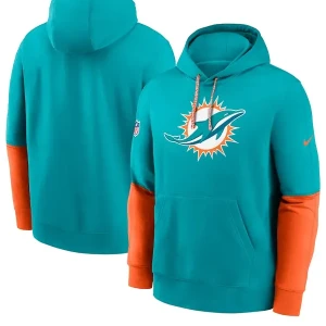Miami Dolphins 2024 Sideline Club Hoodie