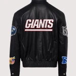 New York Giants Jeff Hamilton Leather Jacket