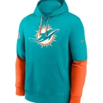 Miami Dolphins 2024 Sideline Club Hoodie