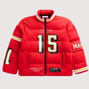 Off Season Patrick Mahomes Red Kansas City Chiefs Puffer Jacket