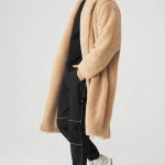 Oversized Sherpa Trench Coat