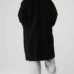 Oversized Sherpa Trench Coat