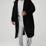 Oversized Sherpa Trench Coat