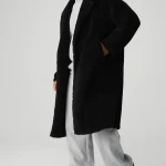 Oversized Sherpa Trench Coat