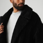 Oversized Sherpa Trench Coat