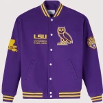 OVO x LSU Tigers Time To Shine Varsity Jacket