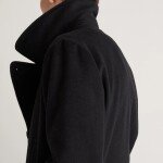 Italian Wool Double-Breasted Long coat