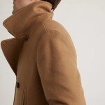 Italian Wool Double-Breasted Long coat