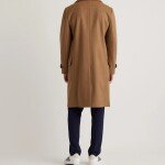 Italian Wool Double-Breasted Long coat