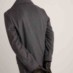 Italian Wool Double-Breasted Long coat