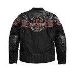 Harley Davidson Triple Vent System Riding Leather Jacket