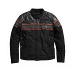Harley Davidson Triple Vent System Riding Leather Jacket