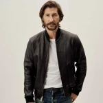 Bruiser Leather Bomber Jacket