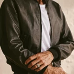 Bruiser Leather Bomber Jacket