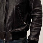 Bruiser Leather Bomber Jacket
