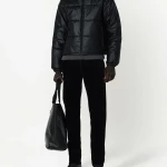 Pico Leather Puffer Jacket