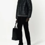 Pico Leather Puffer Jacket