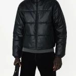Pico Leather Puffer Jacket