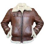 RAF B3 Aviator Shearling Bomber Jacket
