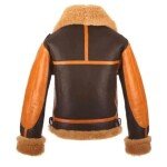 Raf B3 Aviator Brown Shearling Jacket