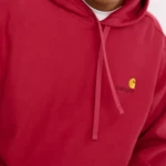 Red Carhartt Loose Fit Hoodie