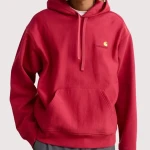 Red Carhartt Loose Fit Hoodie