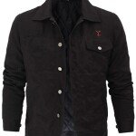 RIP Black Mens Trucker Cotton Jacket