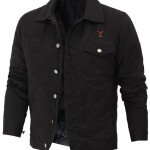 RIP Black Mens Trucker Cotton Jacket