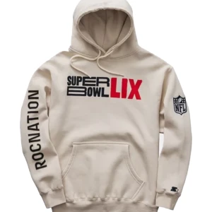 Roc Nation Cream Super Bowl LIX Vintage Hoodie