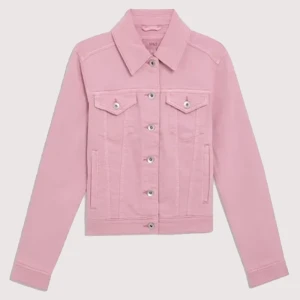 Rose Pink Denim Jacket