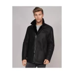 Shearling Sheepskin Jacket In Black