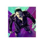 Suicide Squad Jared Leto Joker Leather Jacket Crocodile Texture Coat