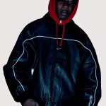 Supreme x Nike Black Leather Jacket