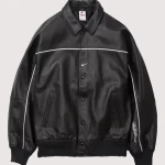 Supreme x Nike Leather Varsity Jacket