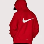 Supreme x Nike Red Zip-up Hoodie