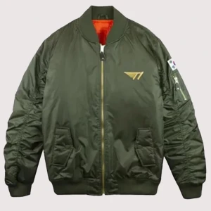 T1 Green Bomber Jacket