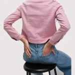 Rose Pink Denim Jacket