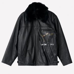 Yung Lean World Affairs Leather Jacket